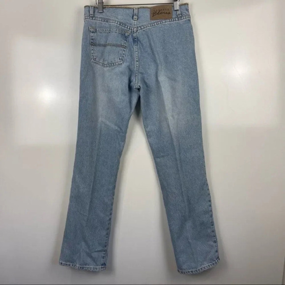 Vintage 90's Express Bleus Light Wash Straight Leg Jeans One Pocket Size 5/6 - Picture 2 of 9